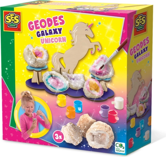 Peinture Galaxy de roches cristallines