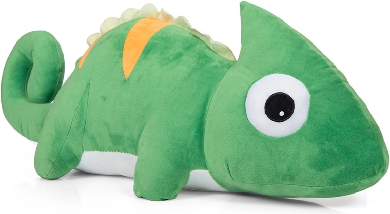 Caméléon en peluche vert 90 cm
