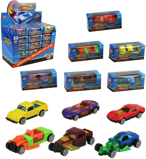 Petite voiture de course en métal Speed King 6 cm - 1 pièce