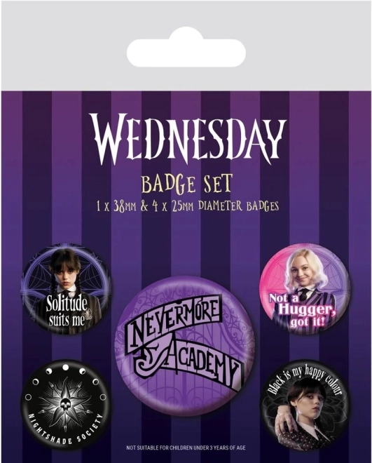 Set d’insignes Wednesday