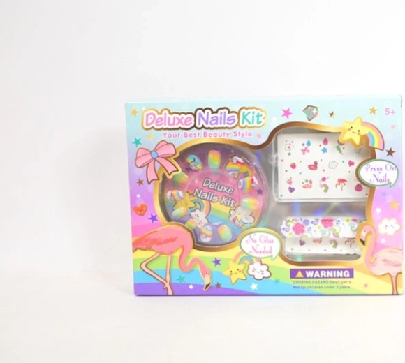 Kit pour ongles avec autocollants