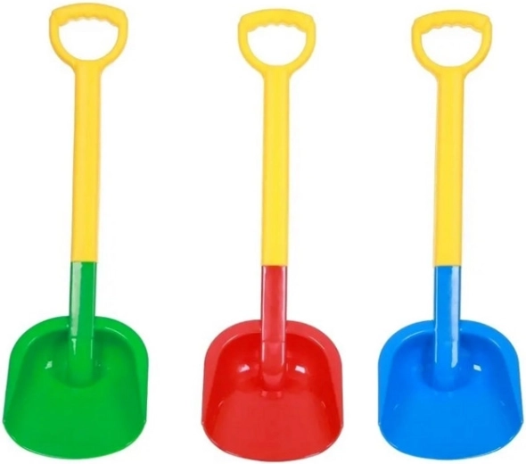 Pelle en plastique bicolore pour sable