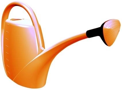 Arrosoir 4,5 l avec pomme d’arrosage – plastique orange