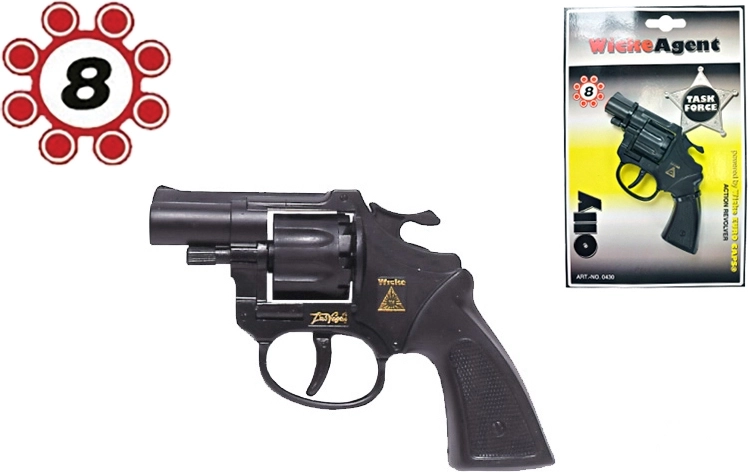 Pistolet à capsules Olly 13 cm pour capsules 8 coups