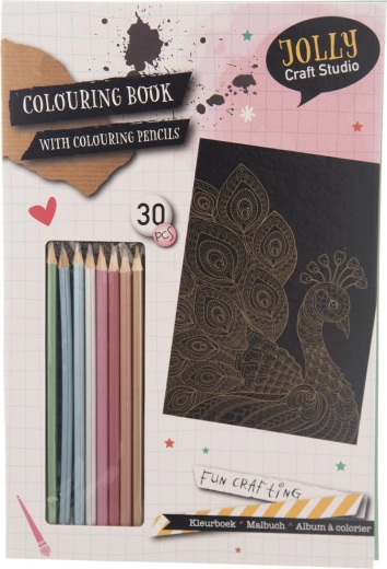Images à gratter avec stylet – lot de 30 feuilles