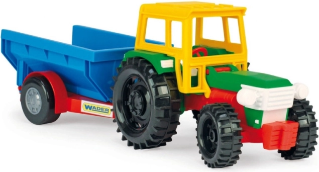 Tracteur avec remorque
