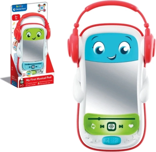 Baby DJ parlant – pupitre musical avec lumières et petit miroir