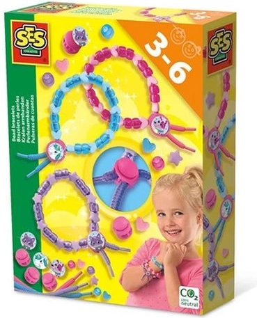 SES Creative bracelets en perles – kit de création de bijoux pour enfants