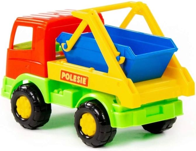 Bras mobile avec conteneur