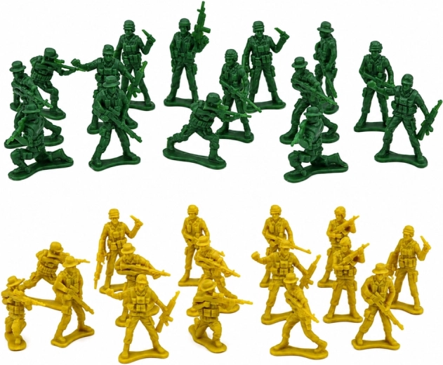 Soldats en deux couleurs – jeu pour deux équipes