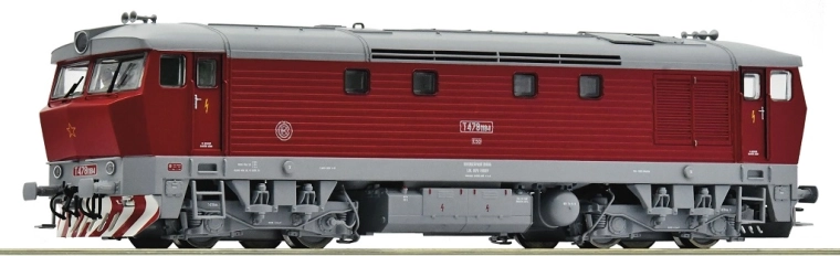 Locomotive diesel T 478 1184 « Bardotka » ČSD