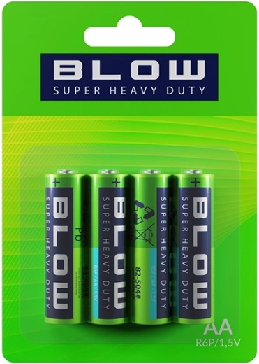 BLOW piles AA Super Heavy Duty, blister de 4 pièces