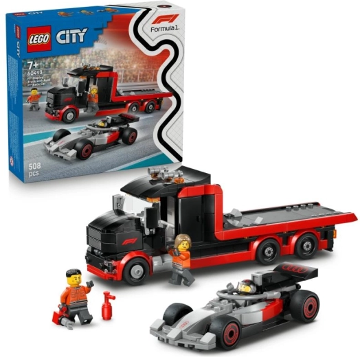 City camion F1 avec monoplace AUDI F1