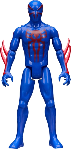 Design futuriste bleu-rouge de Spider-Man 2099