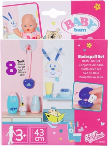 BABY born set de bain et de brossage des dents pour poupées