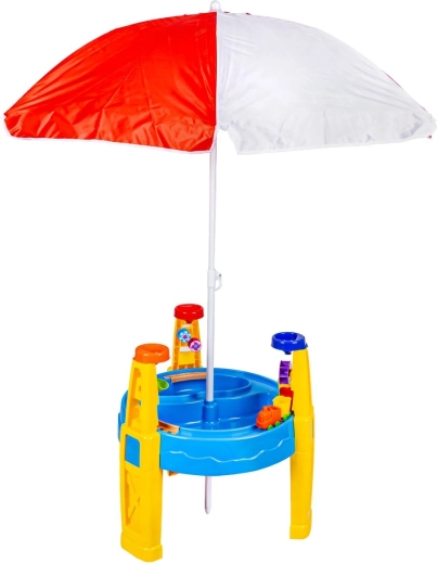 Grand parasol à hauteur réglable