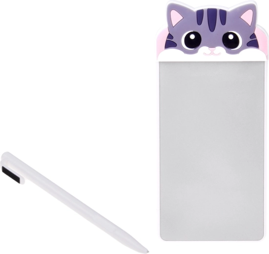 Design de chat adorable et stylet toujours à portée de main
