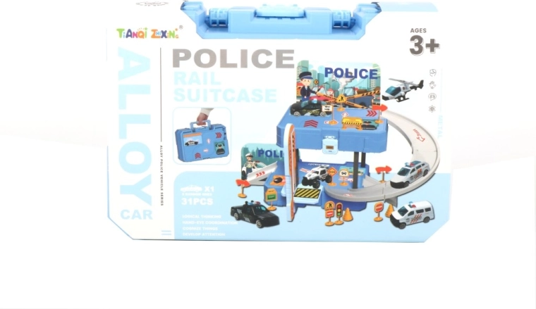 Set de jeu policier dans une mallette