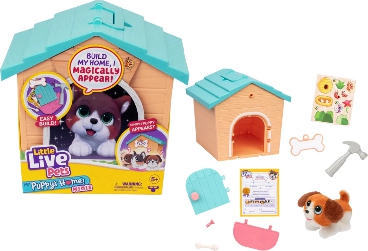 Little Live Pets My Puppy’s Home Minis – chiot avec niche