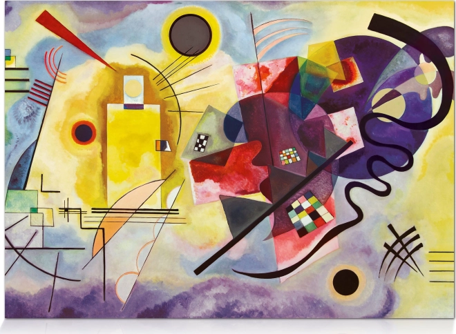 Puzzle STAR 1000 pièces – jaune, rouge et bleu