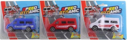petite voiture en plastique sur carte 10 cm