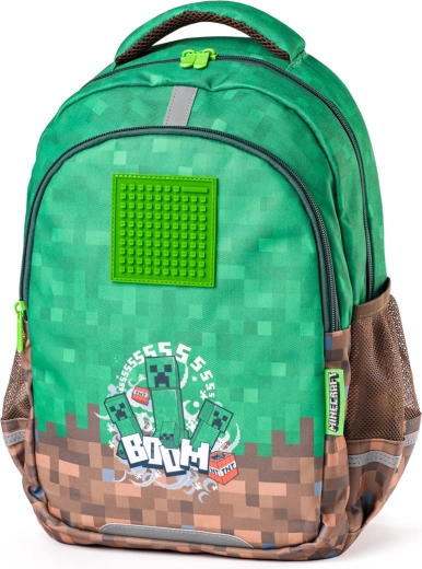 Sac à dos scolaire Pixie Crew Minecraft à deux compartiments