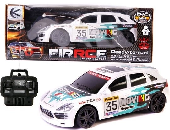 Voiture RC de sport colorée - 1 pièce