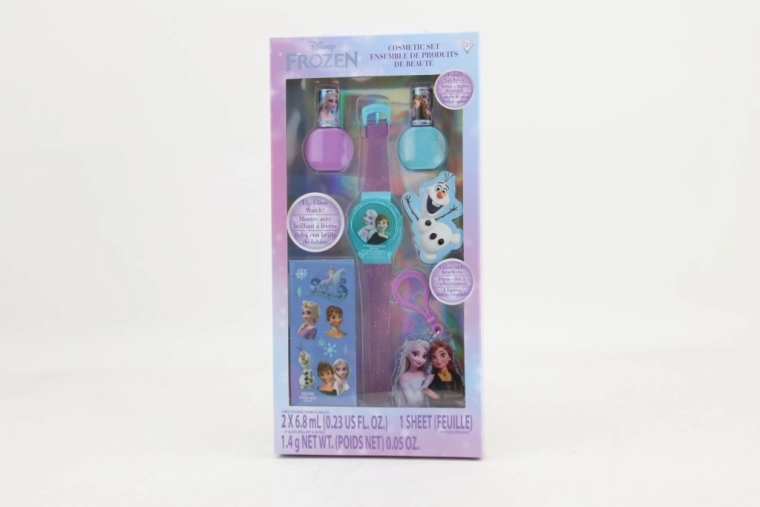 coffret cosmétique avec rouge à lèvres et vernis à ongles FROZEN