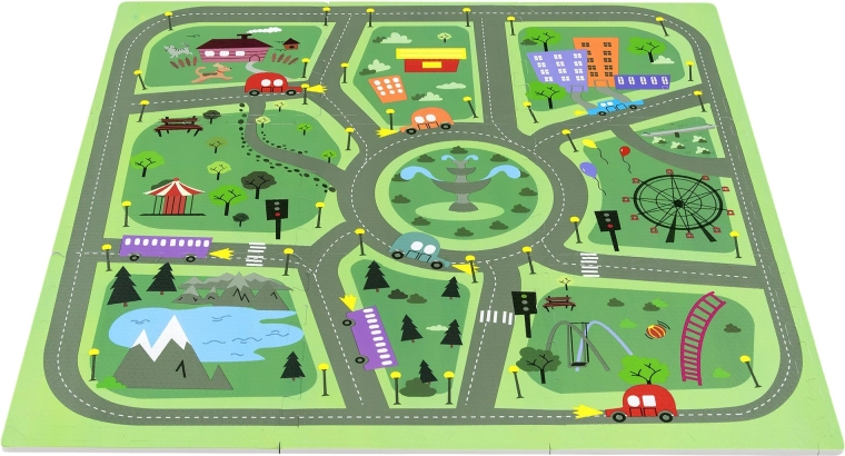 Rues de la ville pour un jeu créatif