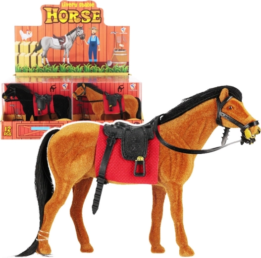 Cheval jouet avec selle
