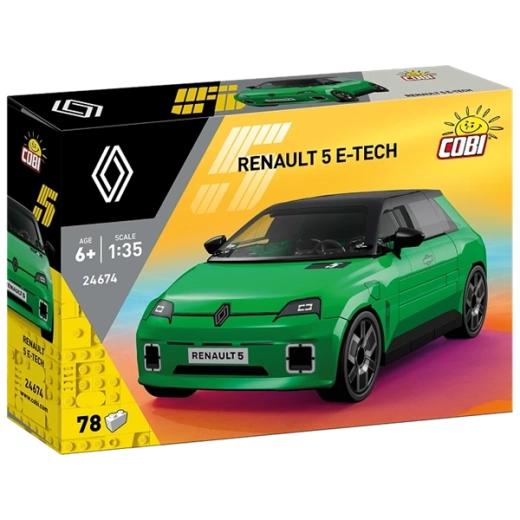 Renault 5 iconique en modèle en briques