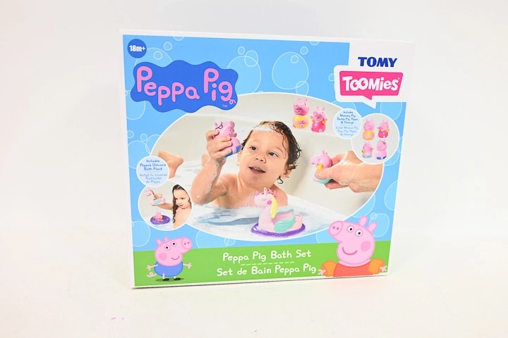 Toomies Peppa Pig – set de bain avec bateau licorne