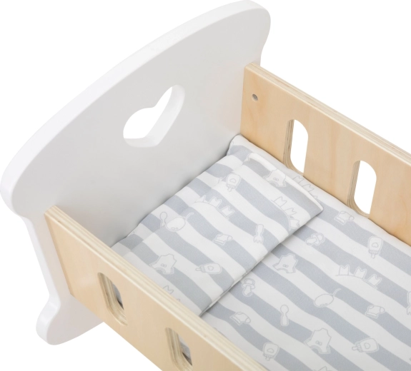 Design adorable avec cœur et linge de lit