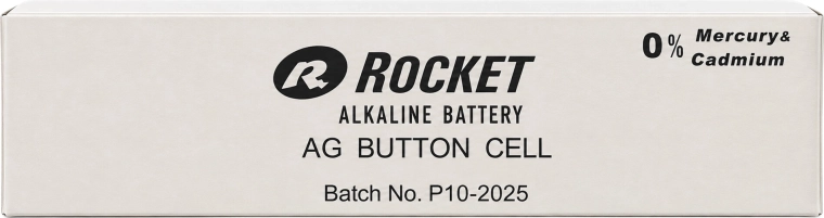 Piles bouton alcalines Rocket AG10 (LR54) 1,5 V – lot de 200 pcs