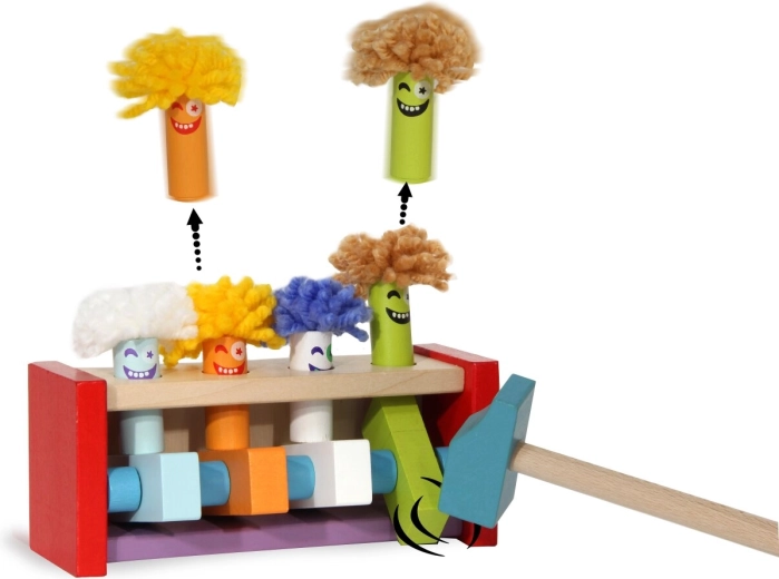 Jeu de frappe en bois Kidiwood Clowns sauteurs