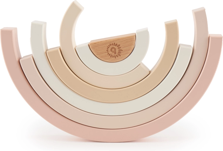 Arc-en-ciel en bois pliable Bieco, faon Ella
