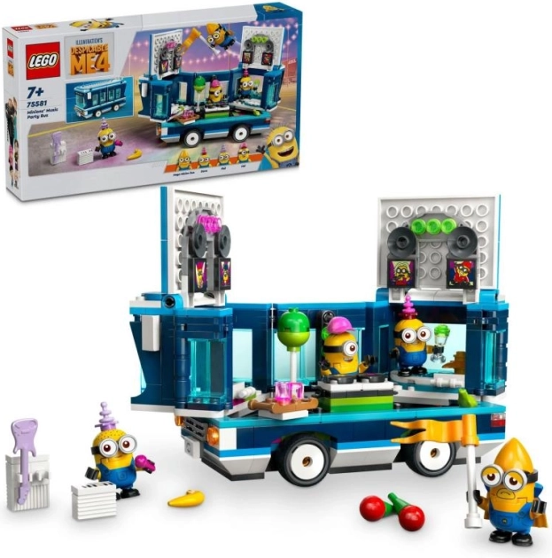 Jeu de construction Minions - Bus de fête des Minions