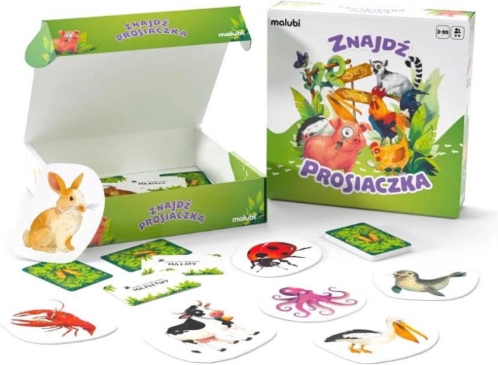 Jeu de société Trouve le petit cochon