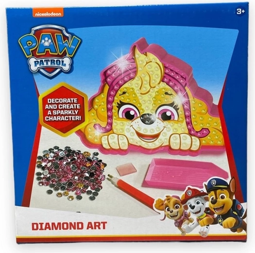Peinture diamant Pat’ Patrouille – Skye 18 × 18 cm
