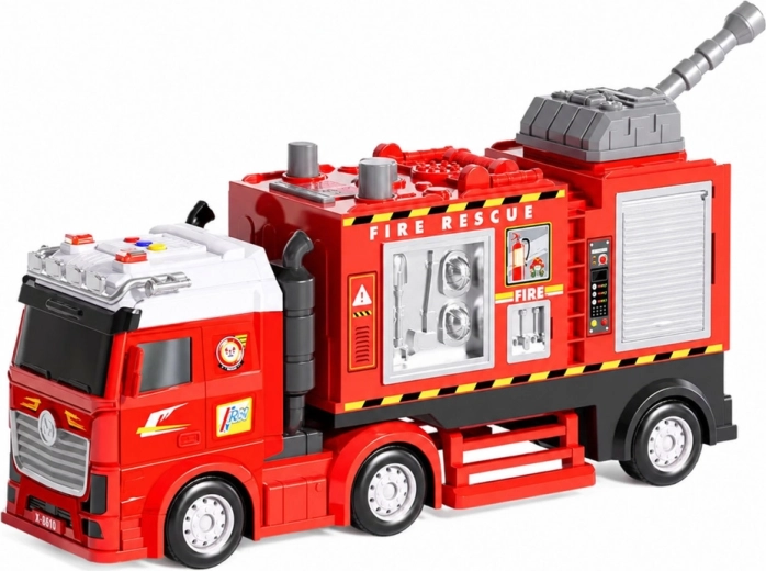Lumières et sons comme de vrais pompiers