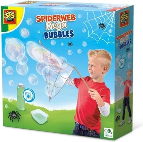 Méga bulles avec toile d’araignée SES Creative