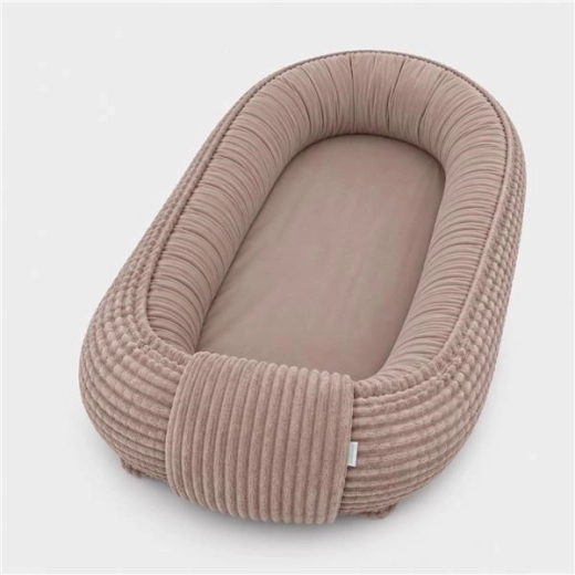 Nid pour bébé New Baby en velours côtelé marron