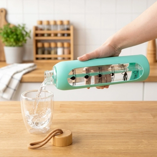 Verre borosilicate résistant, adapté aussi aux boissons chaudes
