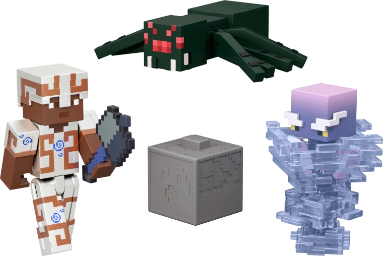 3 figurines et accessoires pour des scénarios d’action