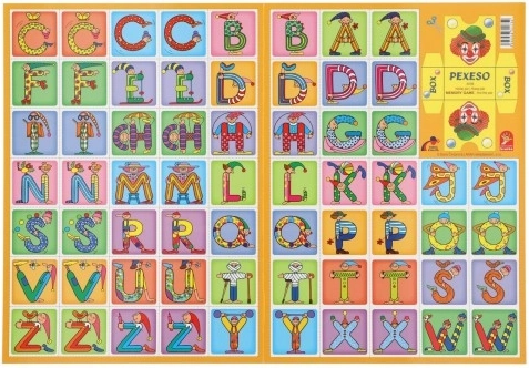Mémo alphabet – jeu de société en papier
