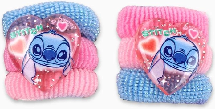 Élastiques souples avec petit cœur STITCH décoratif