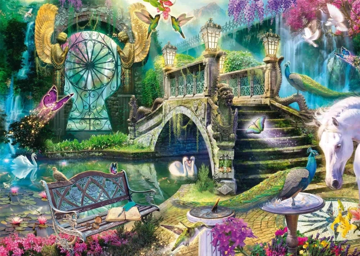 schmidt puzzle jardin secret 1000 pièces