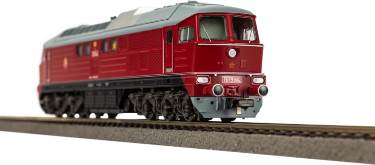 Détails fidèles de la locomotive ČSD