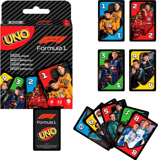 Jeu de cartes UNO Formula 1