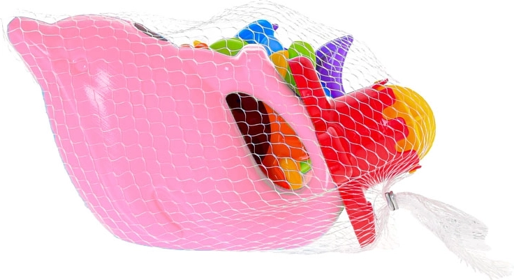 Ensemble pratique dans un filet